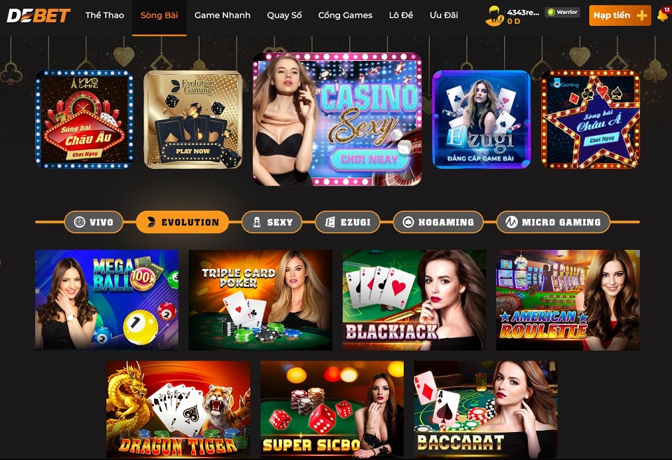 Live Casino: Trải nghiệm game Hot, kiếm bộn tiền thưởng