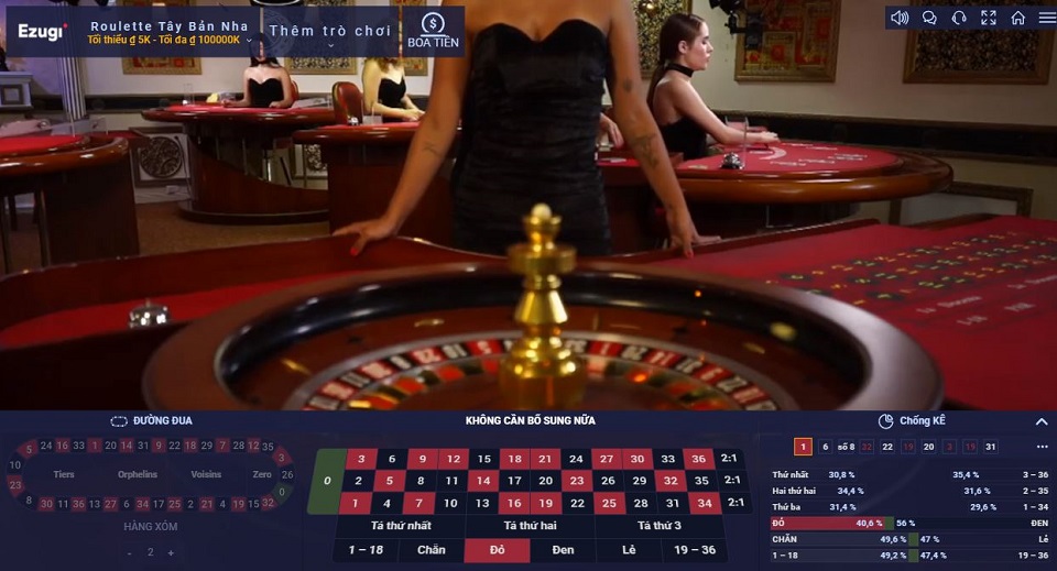 Roulette: Trò Live Casino có lượt truy cập cao nhất tại nhà cái Debet